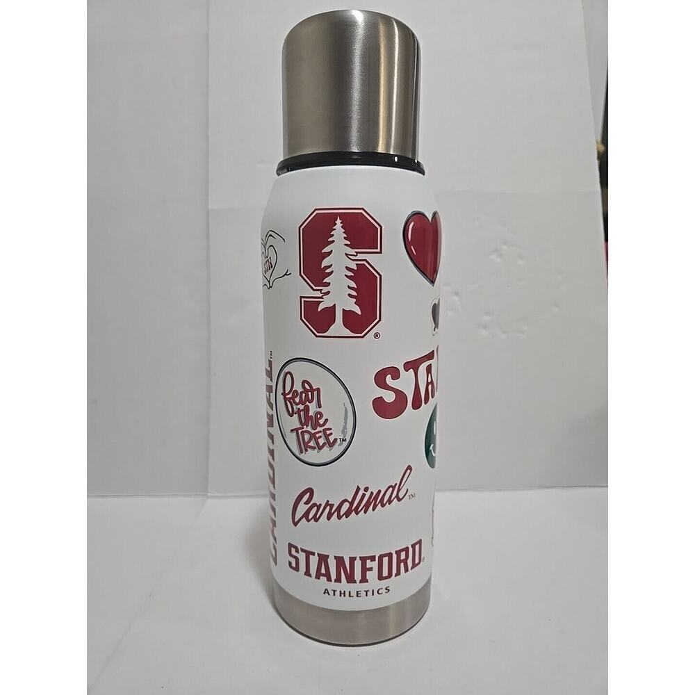 Stanford Cardinal Uversity 34oz Stainless Steel Thermos Water Bottle